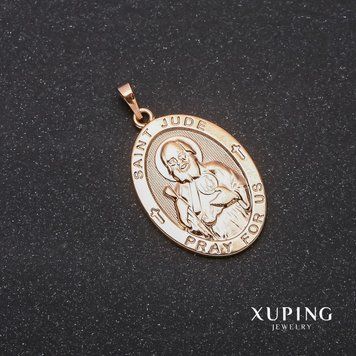 Знижка! Кулон Xuping "Saint Jude" 20х28х35мм позолота 18к 55935 фото