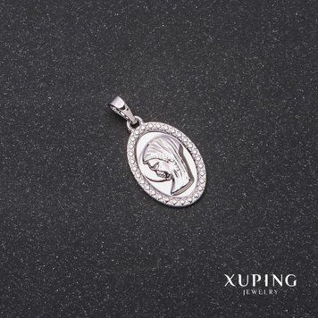 Кулон Xuping Лик 25х20х13мм родій 55907 фото