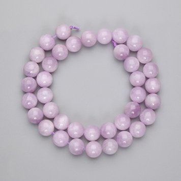 Намистини Кунцит гладка кулька d-10мм+- L-39см+- на нитці 72112 фото