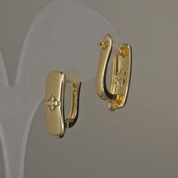 Швензы для сережек золотистый металл 17Х6мм+ - пара 48233 фото