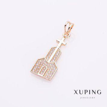 Знижка! Підвіска Xuping Храм 3х1см колір золото 56041 фото
