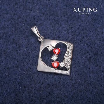 Кулон Xuping Ромб 20х22х28мм Родій 56012 фото