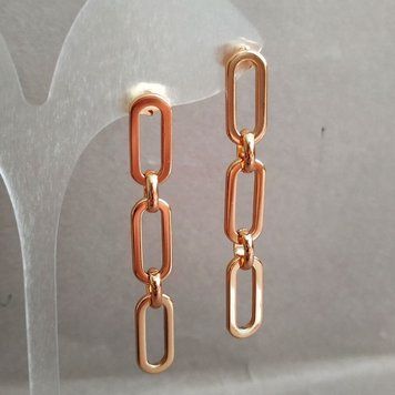 Сережки Xuping Позолота 18К s-7,5 мм + - L-54мм + - 55031 фото