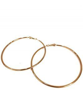Сережки Xuping кільця Позолота 18К s-2мм + - d-70мм + - 55731 фото