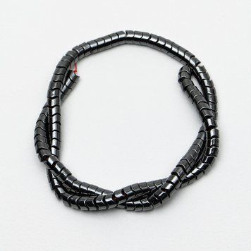 Бусины из Гематита зигзаг d-6х4мм+- L-39см+- на леске 73827 фото