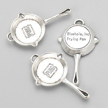 Фурнітура підвіска Пательня 34х20 мм фасування 8шт+-. 20грам 40380 фото