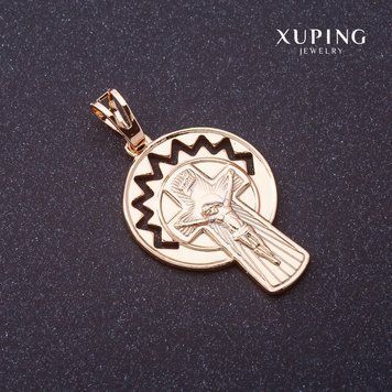 Знижка! Підвіска Xuping Хрест колір "золото" 37х20мм 55904 фото