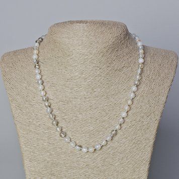 Намисто Агат Вени Дракона гладка кулька d-6мм+- L-45-48см+- 94609 фото
