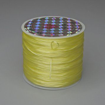 Фурнітура гумка для рукоділля бобіна Жовтий колір L-30м + 48283 фото