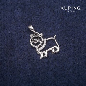 Кулон Xuping Собачка 14х15х20мм Родій 56075 фото