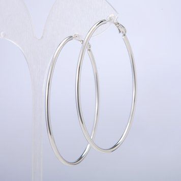 Сережки Xuping кільця з Родій s-2,1мм + - d-51мм + - 55717 фото