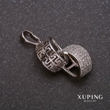 Кулон Xuping з каменем 15х23х30мм родій 56066 фото